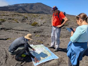 Explication carte enclos du volcan