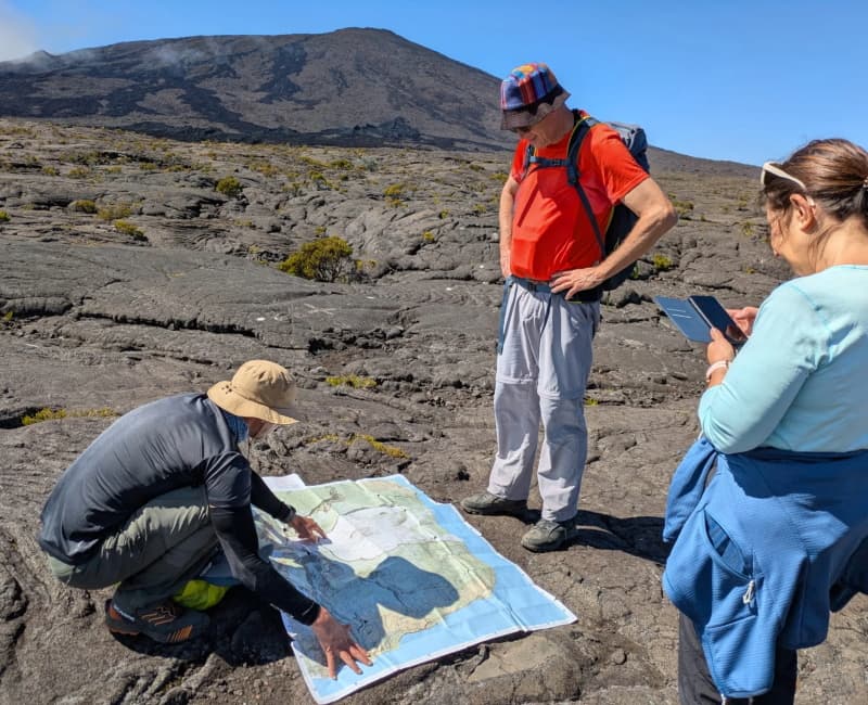 Explication carte enclos du volcan